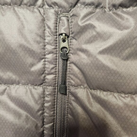 Nike Men's Puffer Jacket Y2K full Gray full zip 90's Gorpcore XXL - Picture 12 of 13